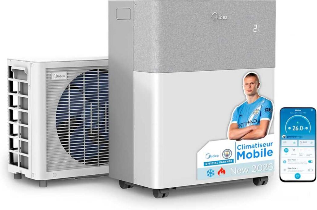 MIDEA Climatiseur Mobile 12000 BTU