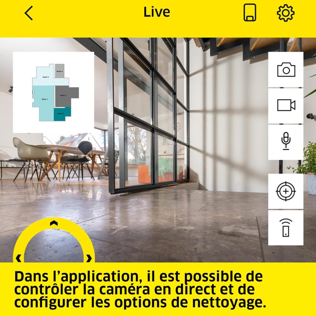 Contrôle via application